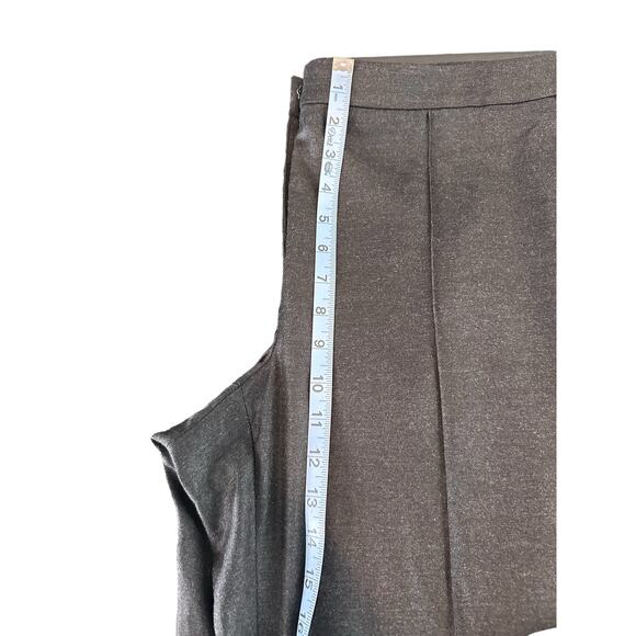 St. John Couture Gray Career Work Office Bootcut Dress Pant Trousers Size 10 - Picture 9 of 11